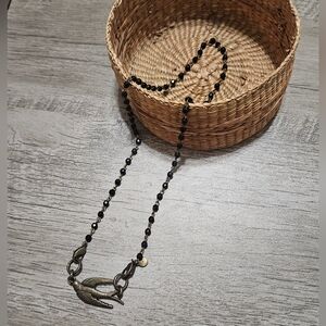 Lenny & Ava brass sparrow 20" necklace